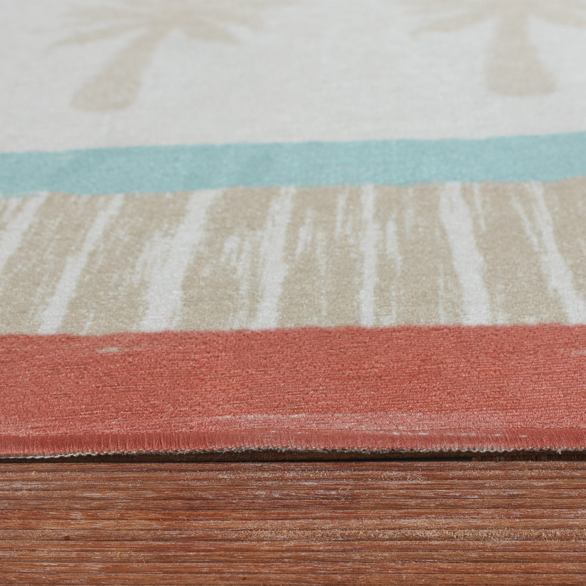 Outdoor Rug - Oasis Palm Blue/Red