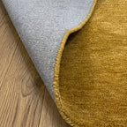 Round wool rug - Leone Gold