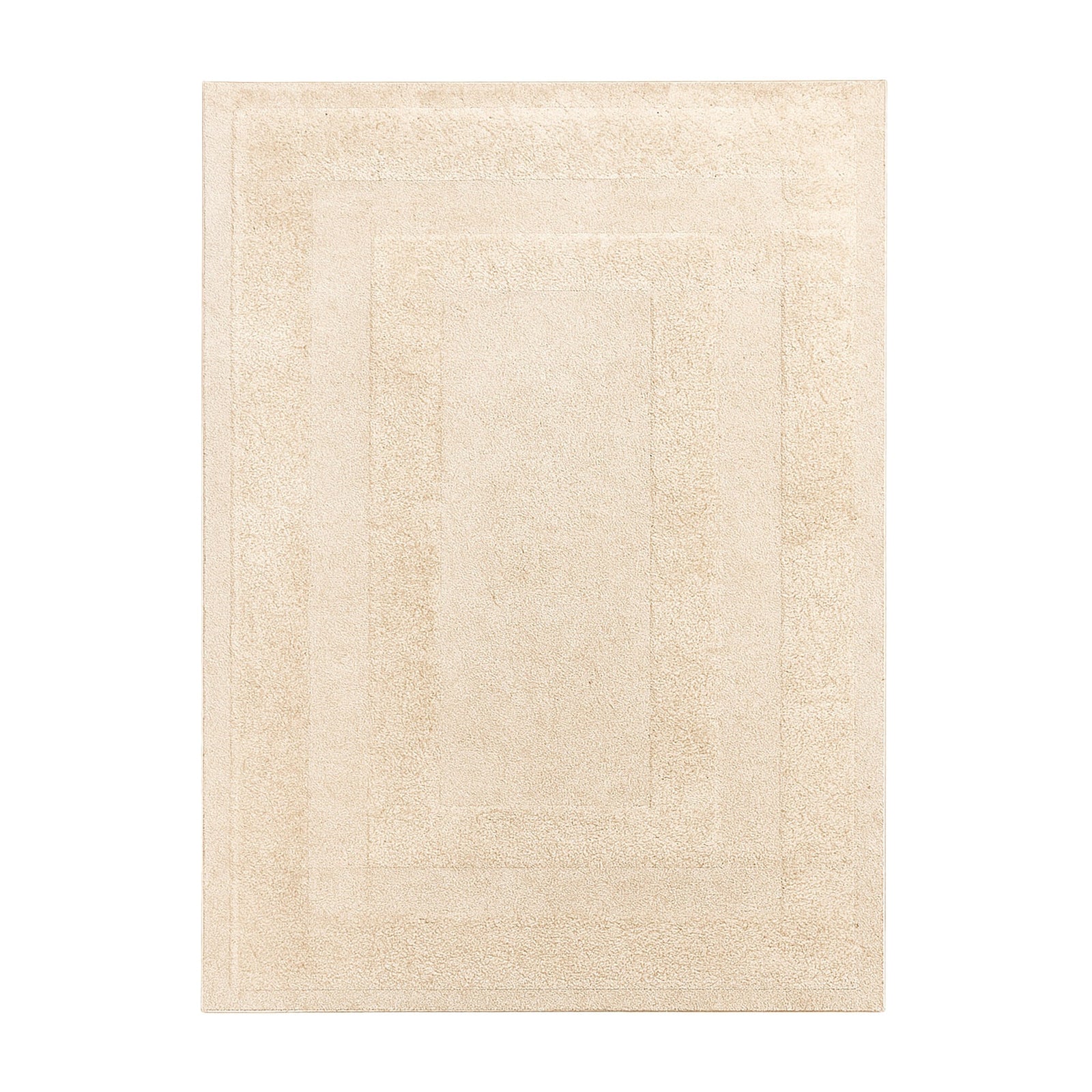 Scandinavian rug - Lova Border Beige