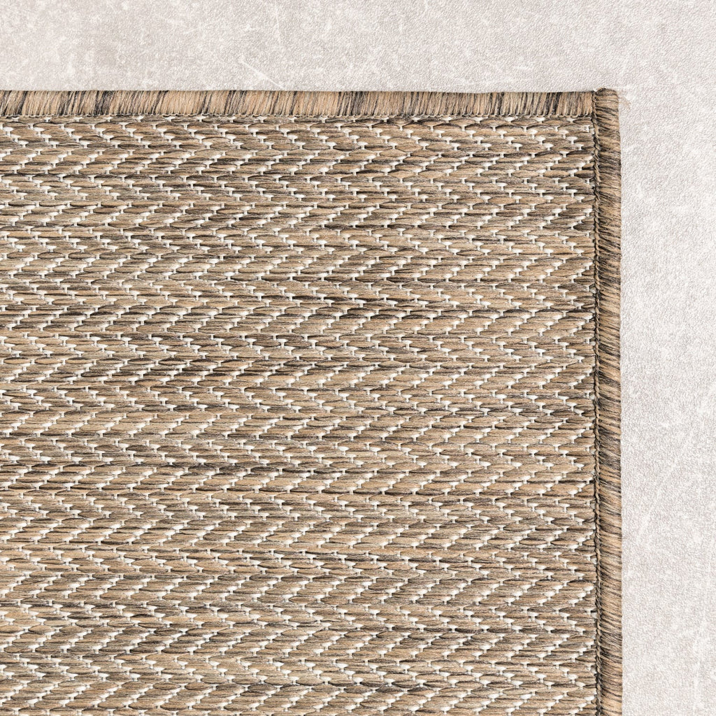 Outdoor Runner Rug - Malta Arrow Natural