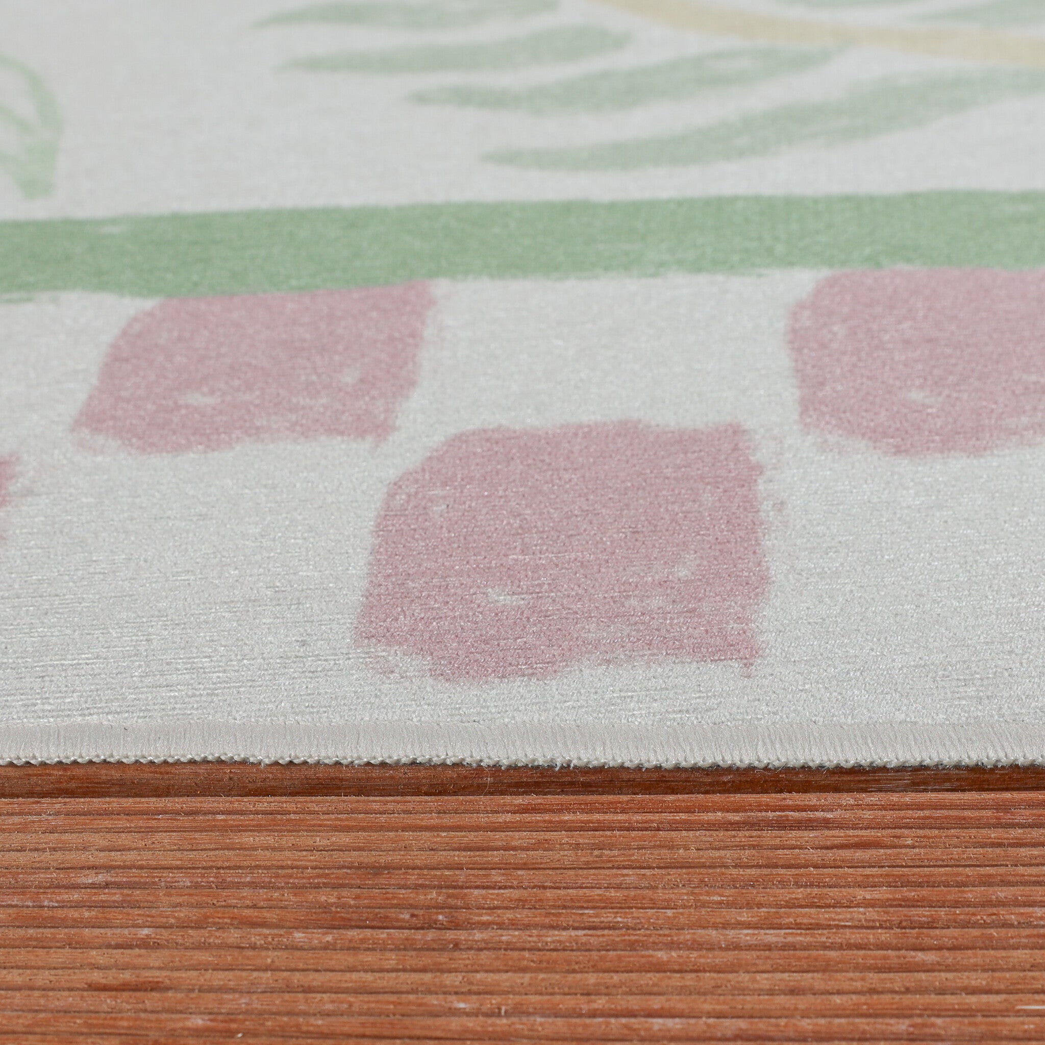 Outdoor Rug - Oasis Leaves Pink/Green