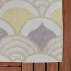 Outdoor Rug - Oasis Shell Yellow/Lilac