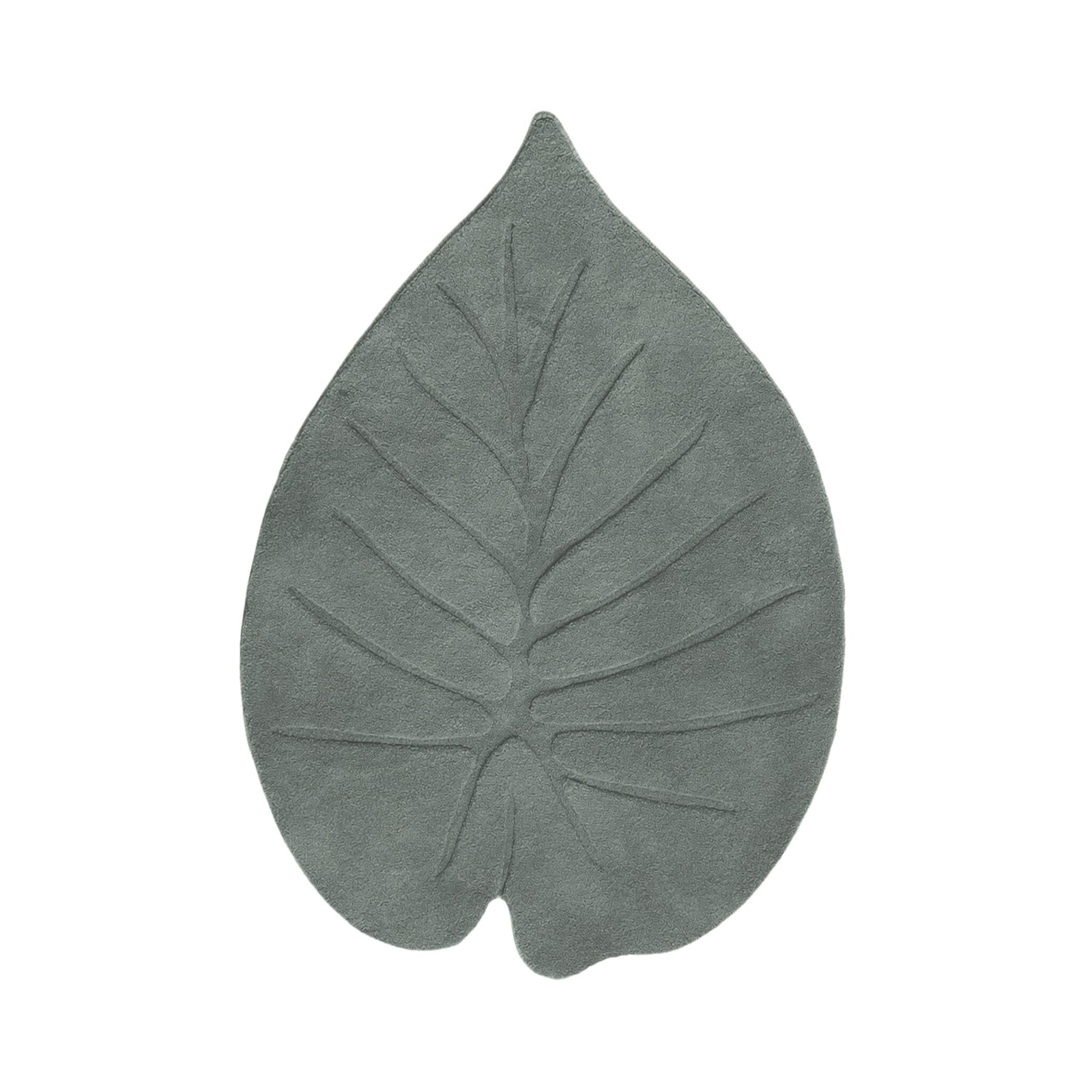 Washable Children’s Floor Rug – Coco Leaf Dark Green