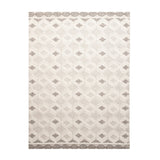 Sustainable floor rug - Lorre Blocks White/Grey