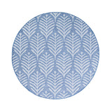 Round Outdoor Rug - Summer Leaves Blue