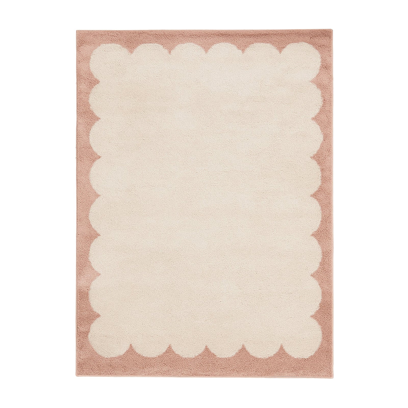 Washable Rug – Myrre Pink/White