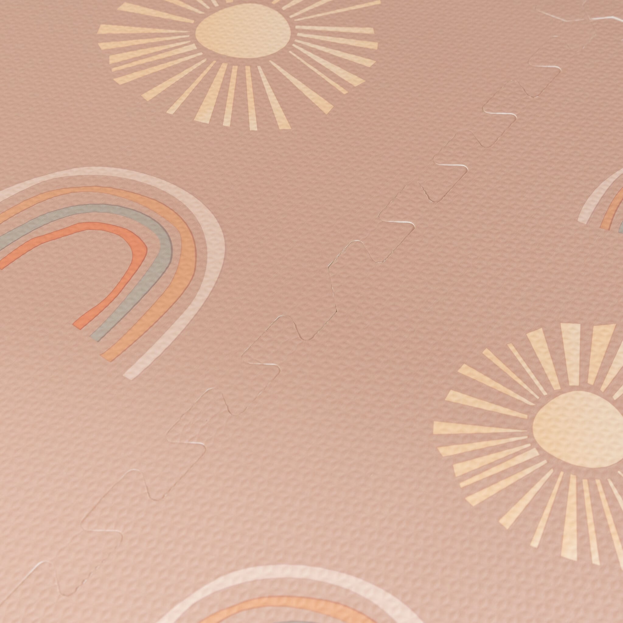 Foam puzzle mat - Alfie XL Sun Pink