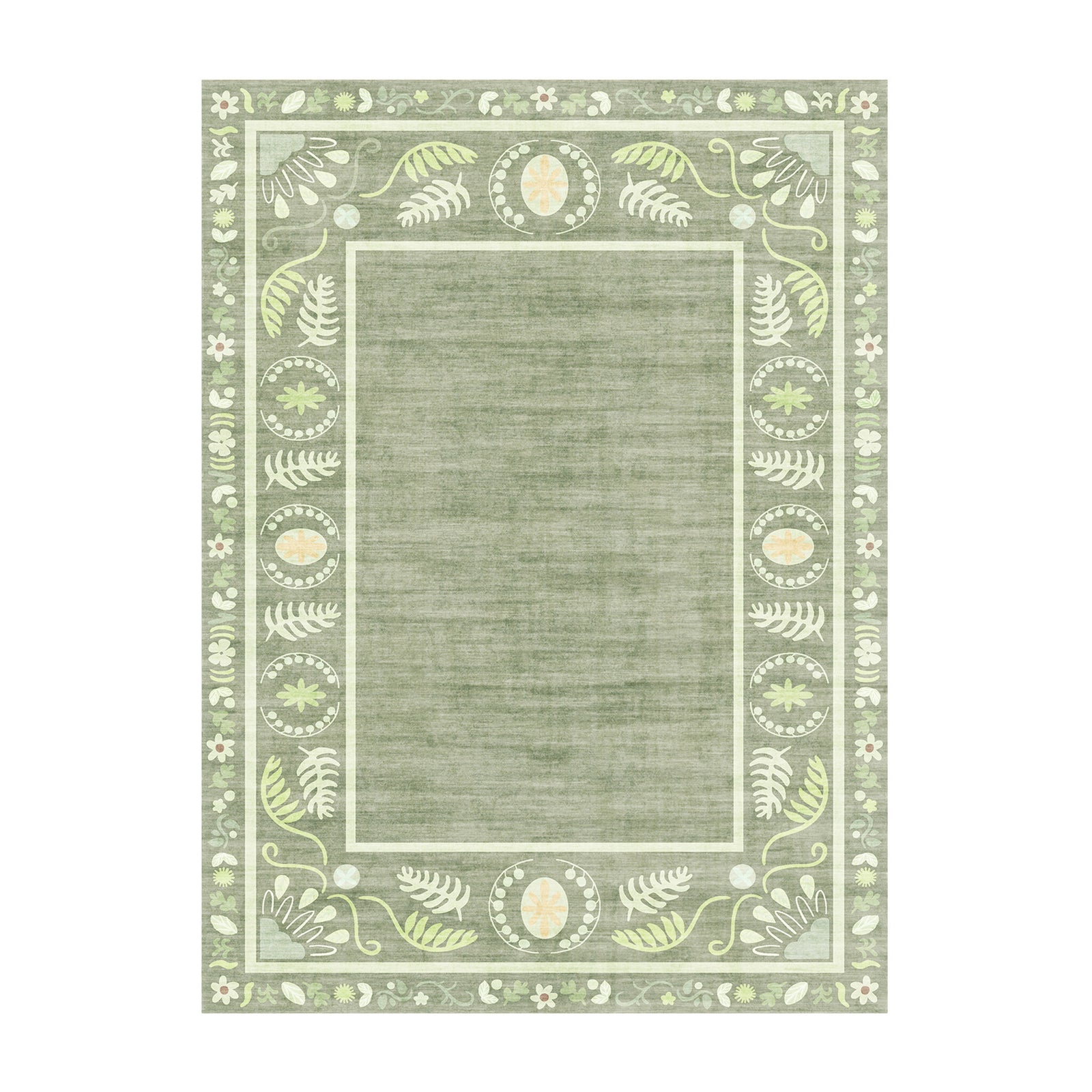 Outdoor rug - Maui Border Green