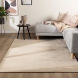 Soft Low-Pile Rug – Cozy Beige
