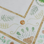 Outdoor rug - Maui Border White