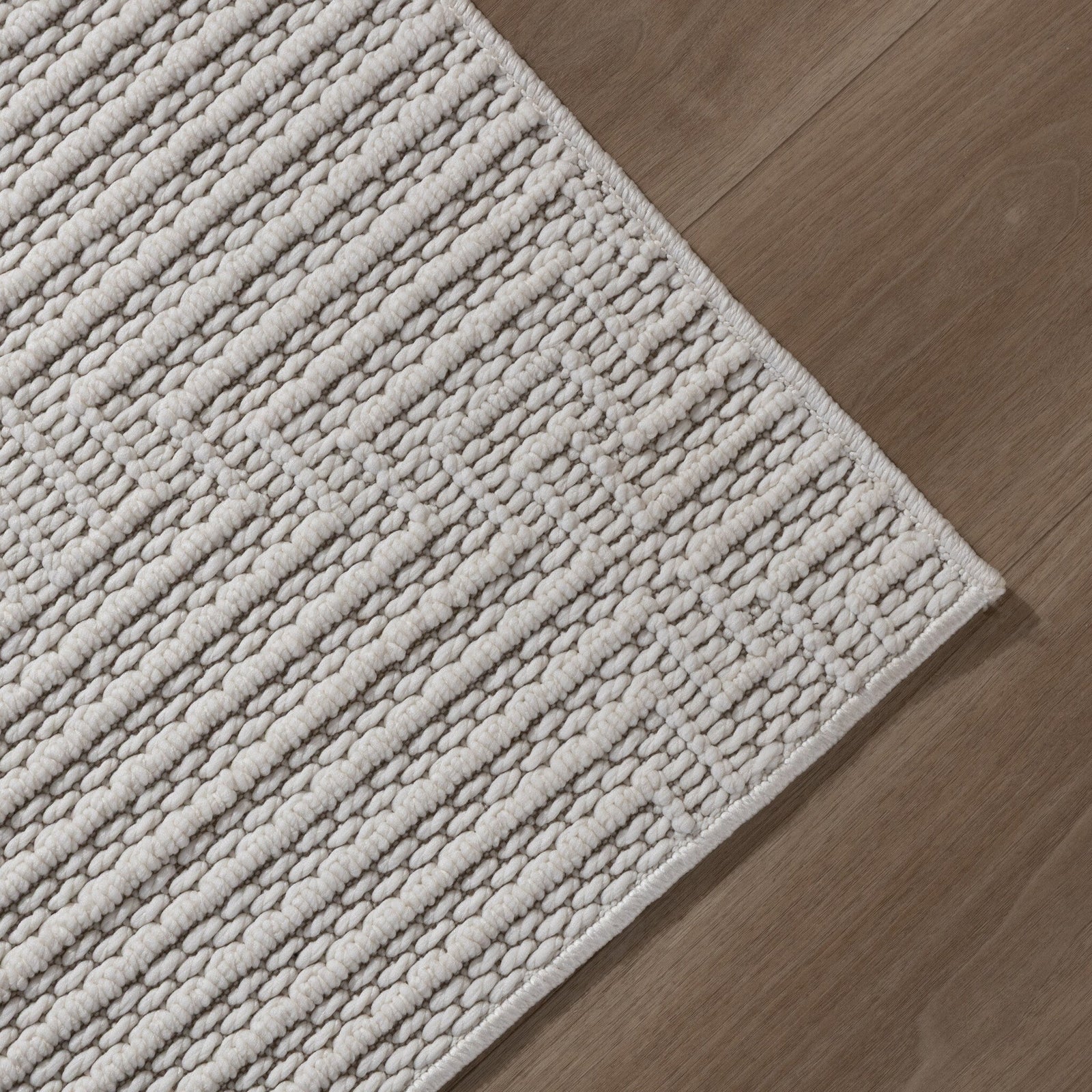 Runner Rug – Hidde 3D Lines White