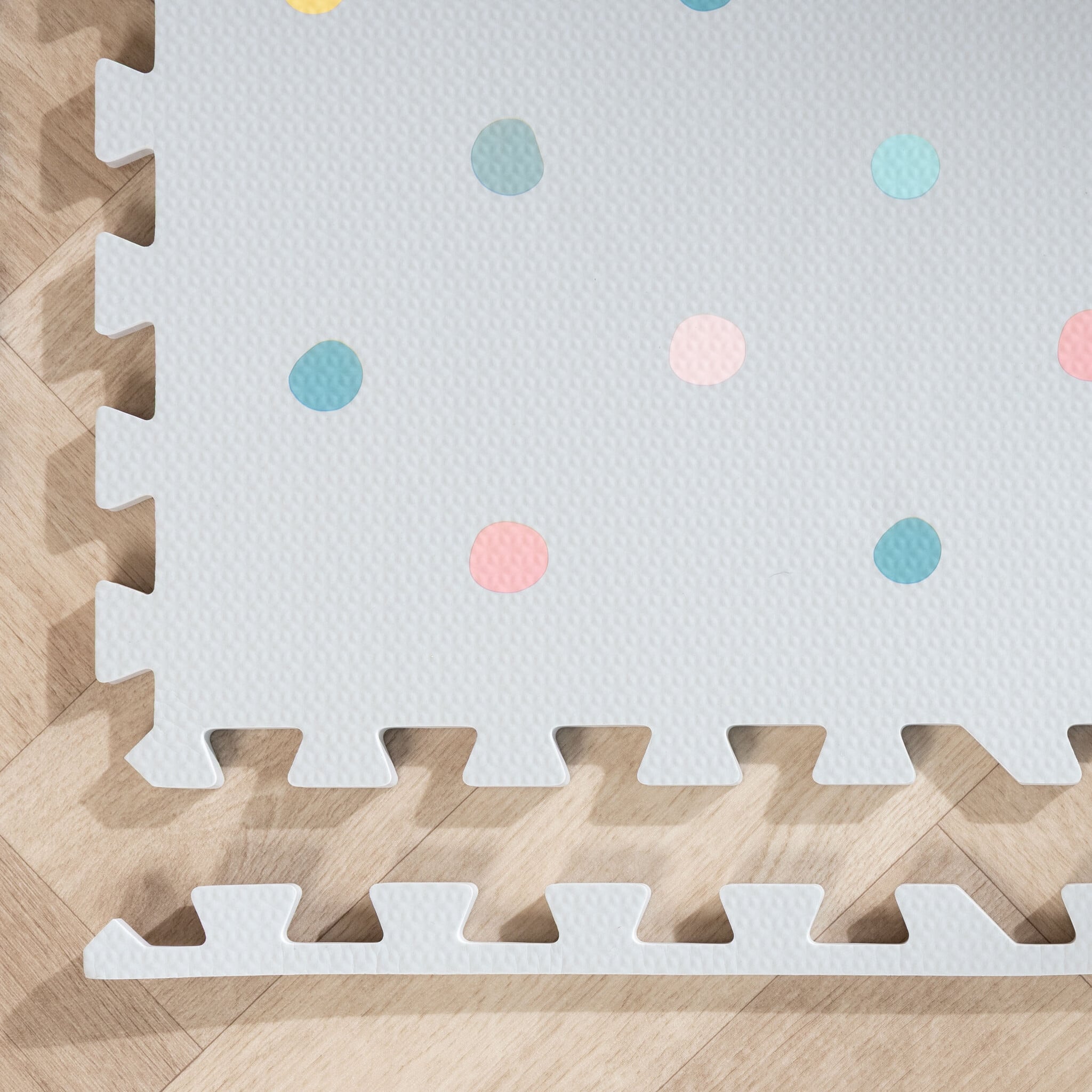 Foam Puzzle Mat – Alfie Dots Light Grey