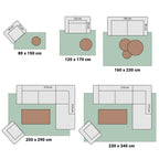 High Pile Rug - Blend Lines Terra