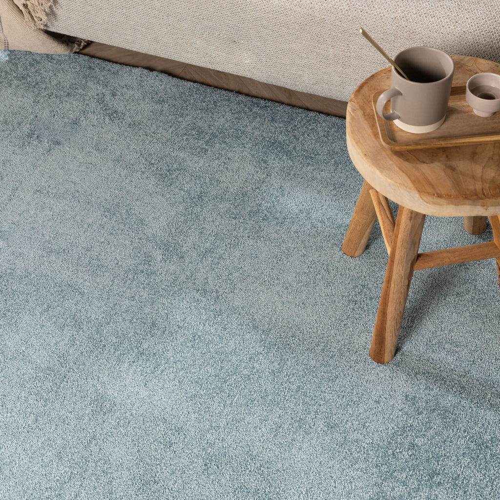 Washable Rug - Clean Light Blue