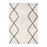 High Pile Rug - Sensa Double Cream/Black