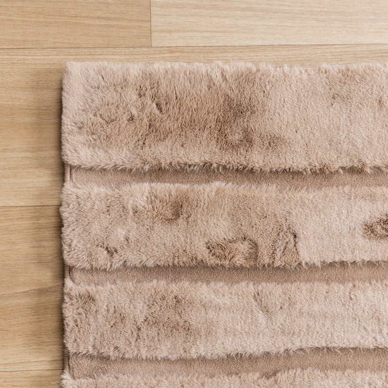 Soft High Pile Rug - Carvy Arches Taupe