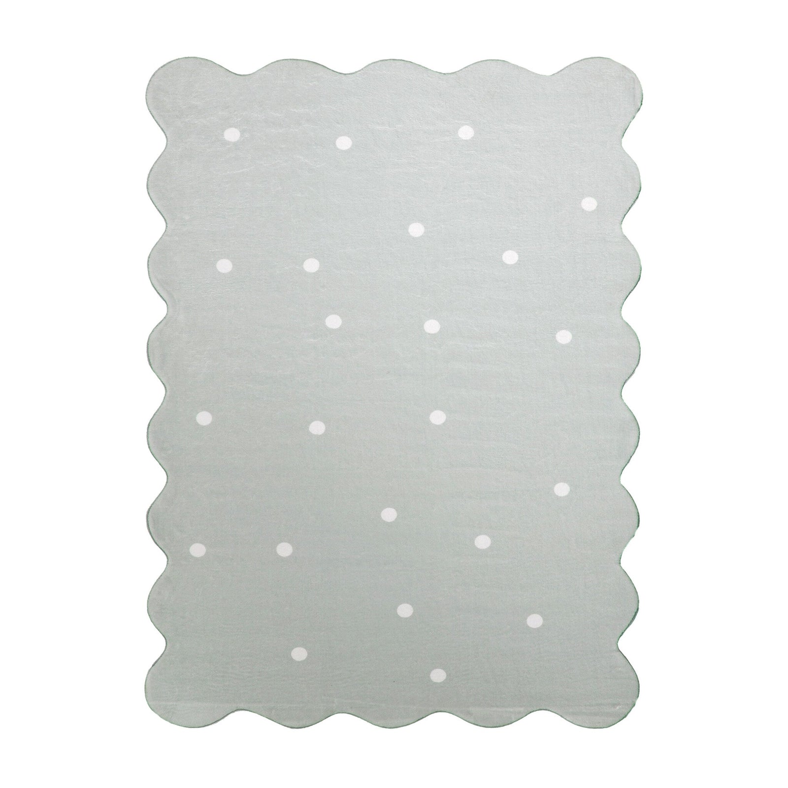 Kids Room Rug - Cloudy Dots Mint