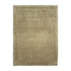 Wool rug - Isara Border Olive Green