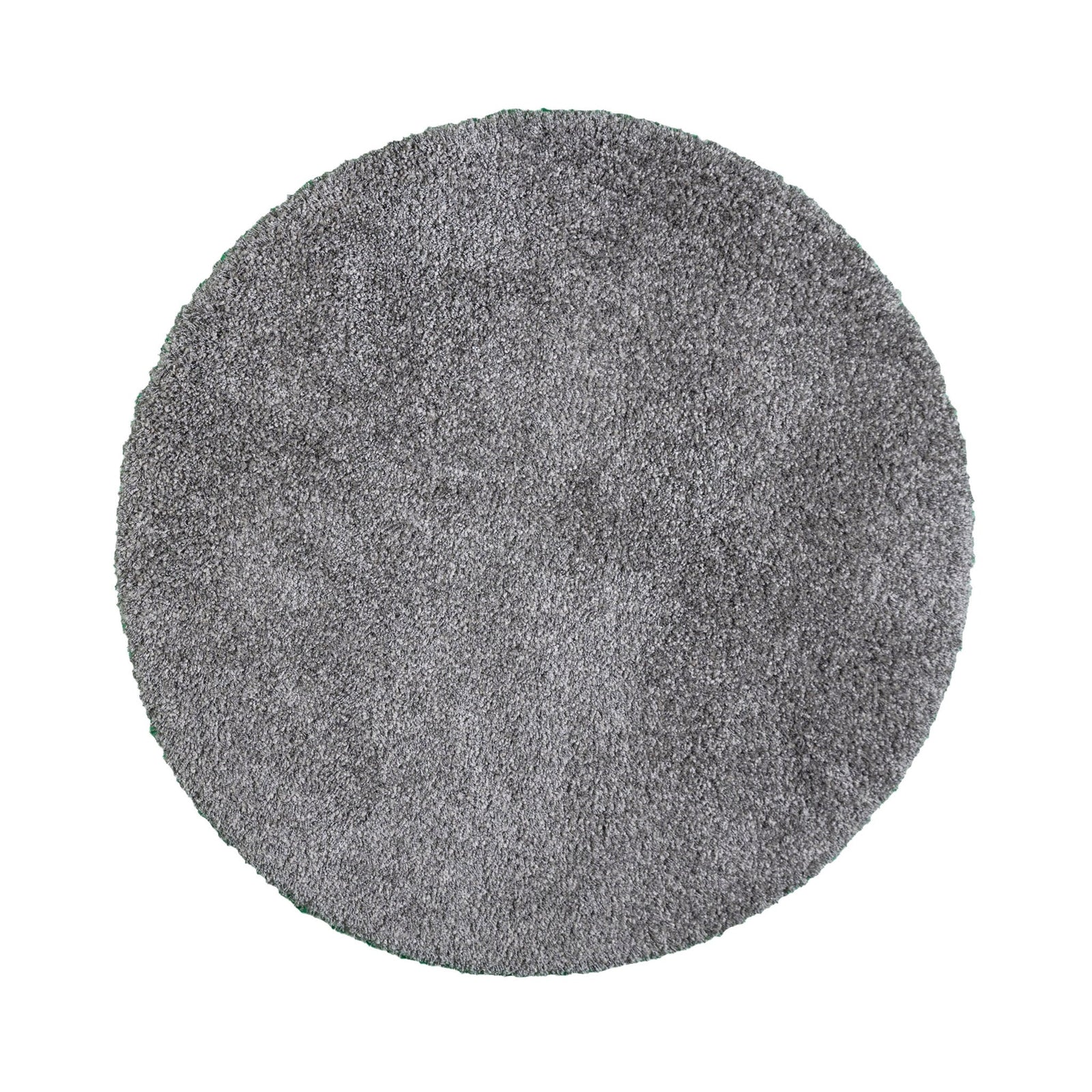 Round high-pile rug - Yves Grey