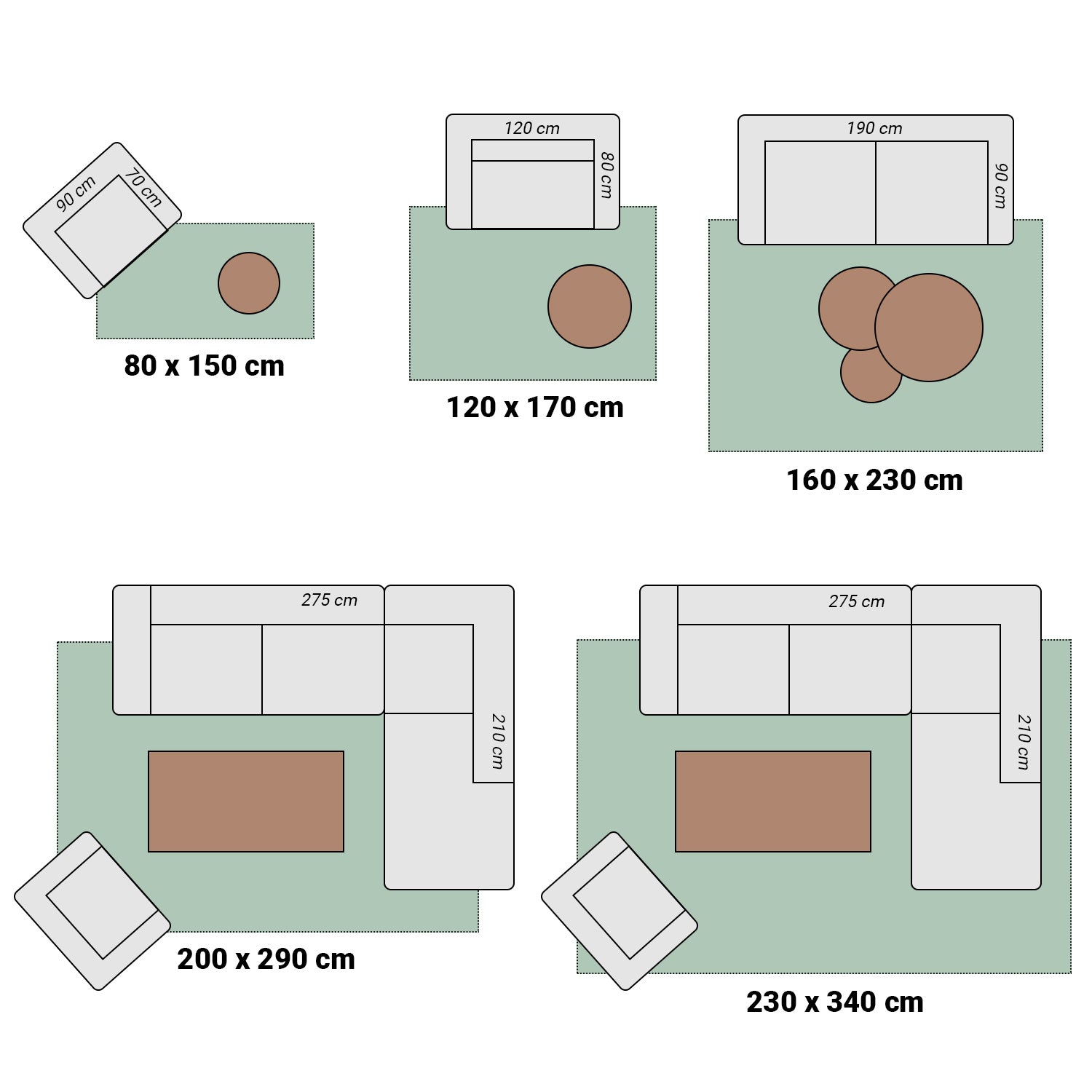 Low pile rug - Essenza Terra