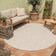 Round Outdoor Rug - Costa Sand