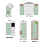 Balcony Rug - Sierra Frame Beige/Cream