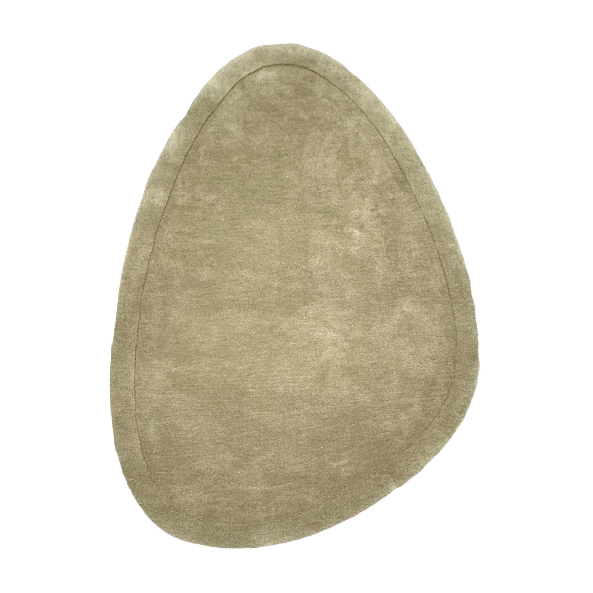 Dywan organiczny - Isara Border Oliwkowy