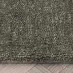 Round Berber Rug - Aicha Dark Green