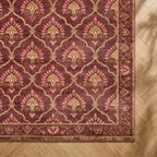 Dywan vintage - Sage Grid Czerwony