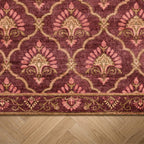 Dywan vintage - Sage Grid Czerwony