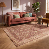 Dywan vintage - Sage Grid Terakota