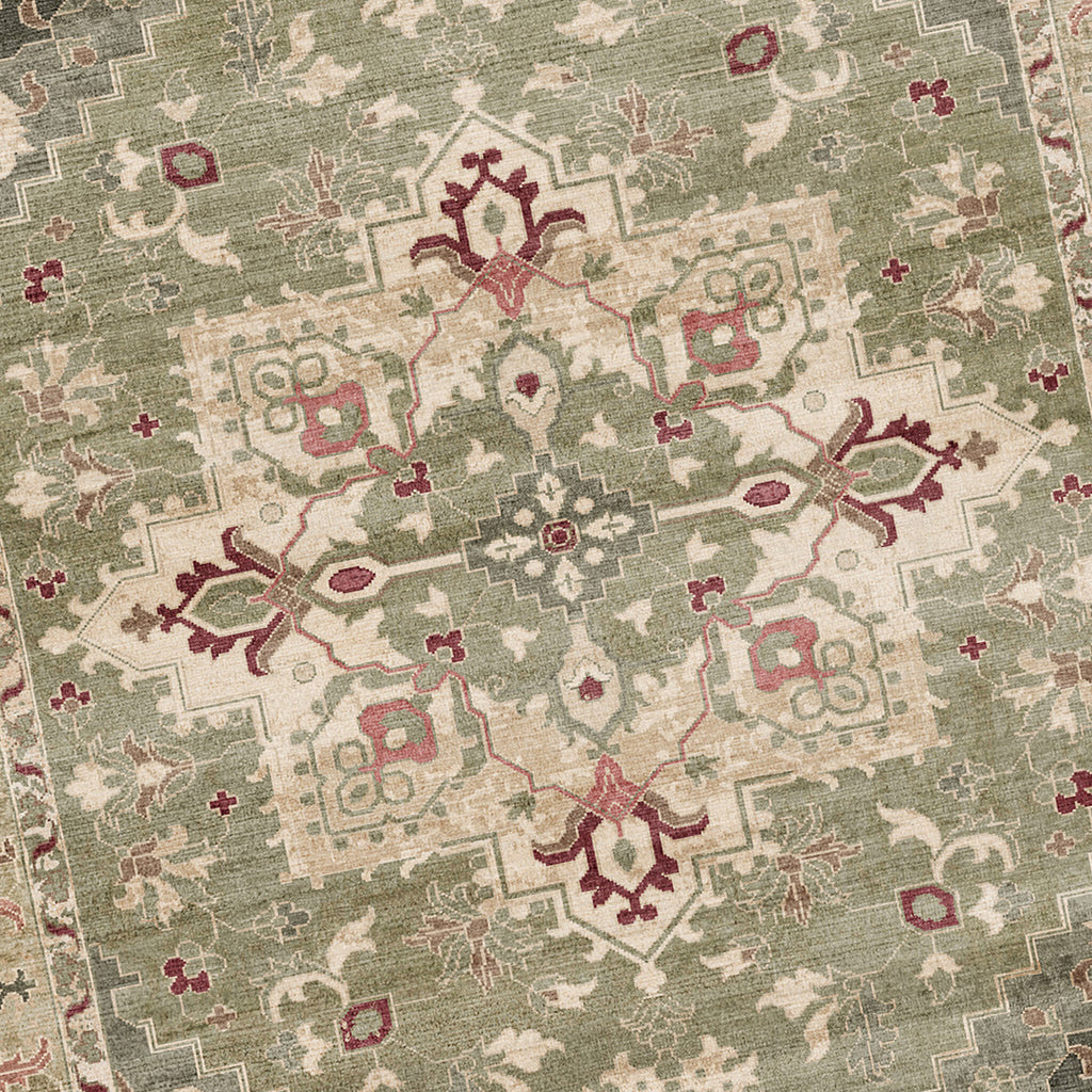 Dywan vintage - Sage Medallion Zielony