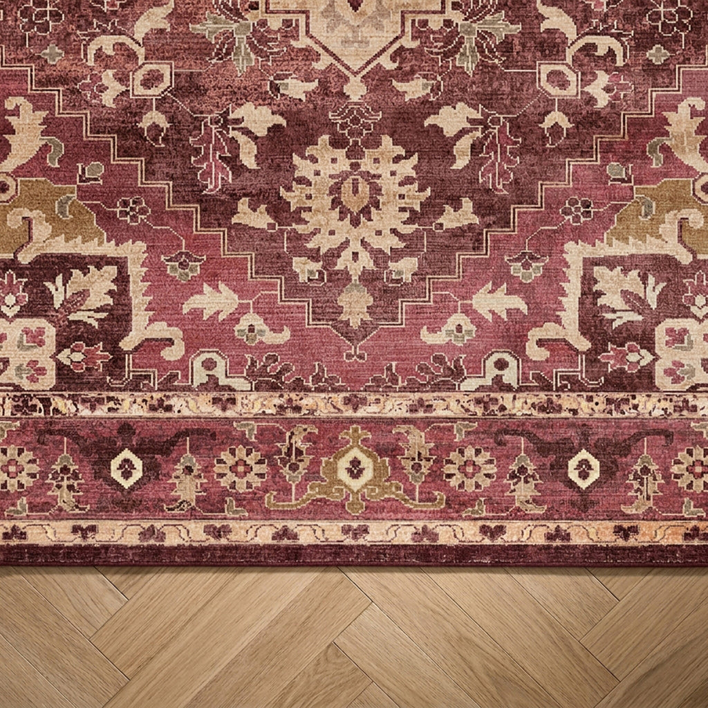 Dywan vintage - Sage Medallion Red