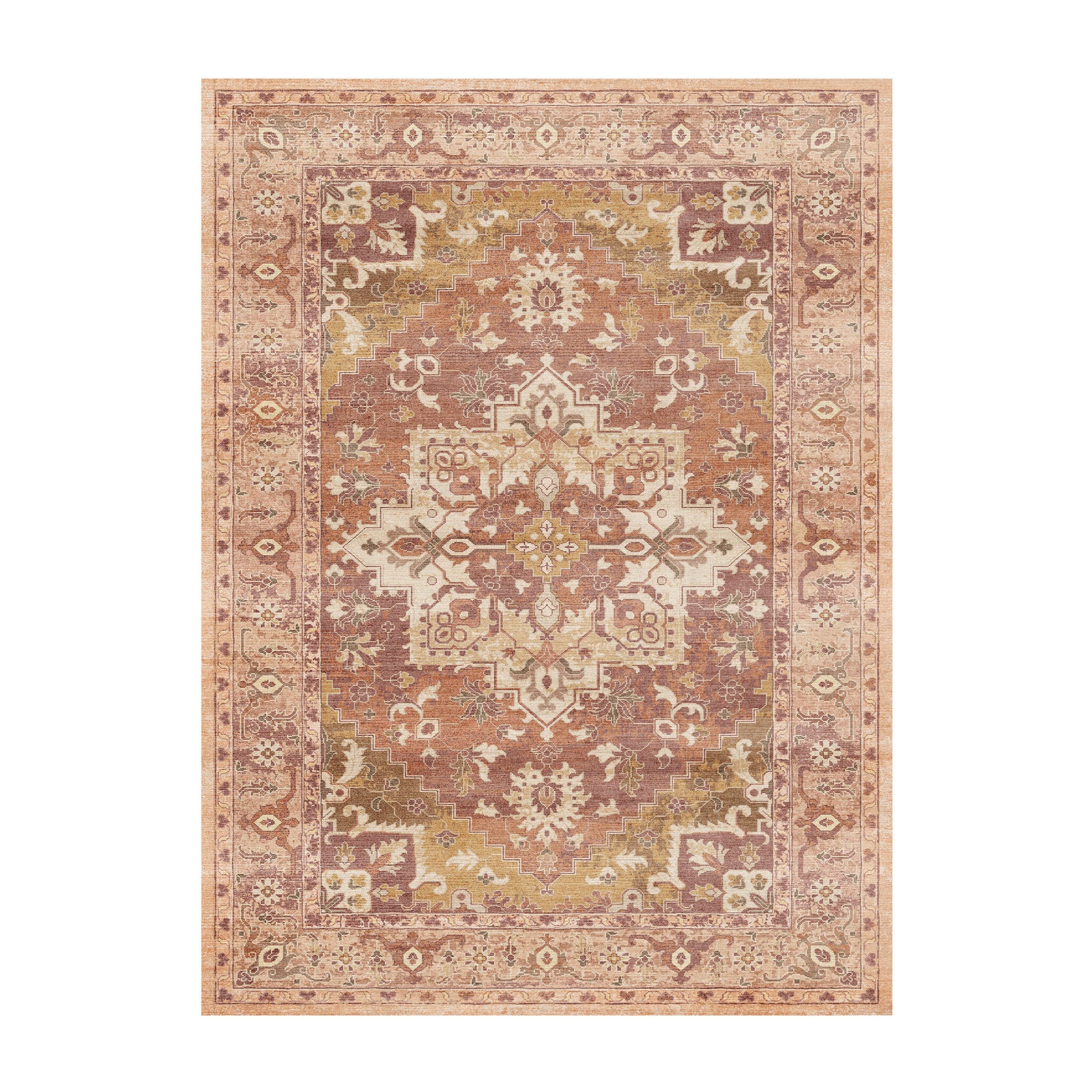 Dywan vintage - Sage Medallion Terakota