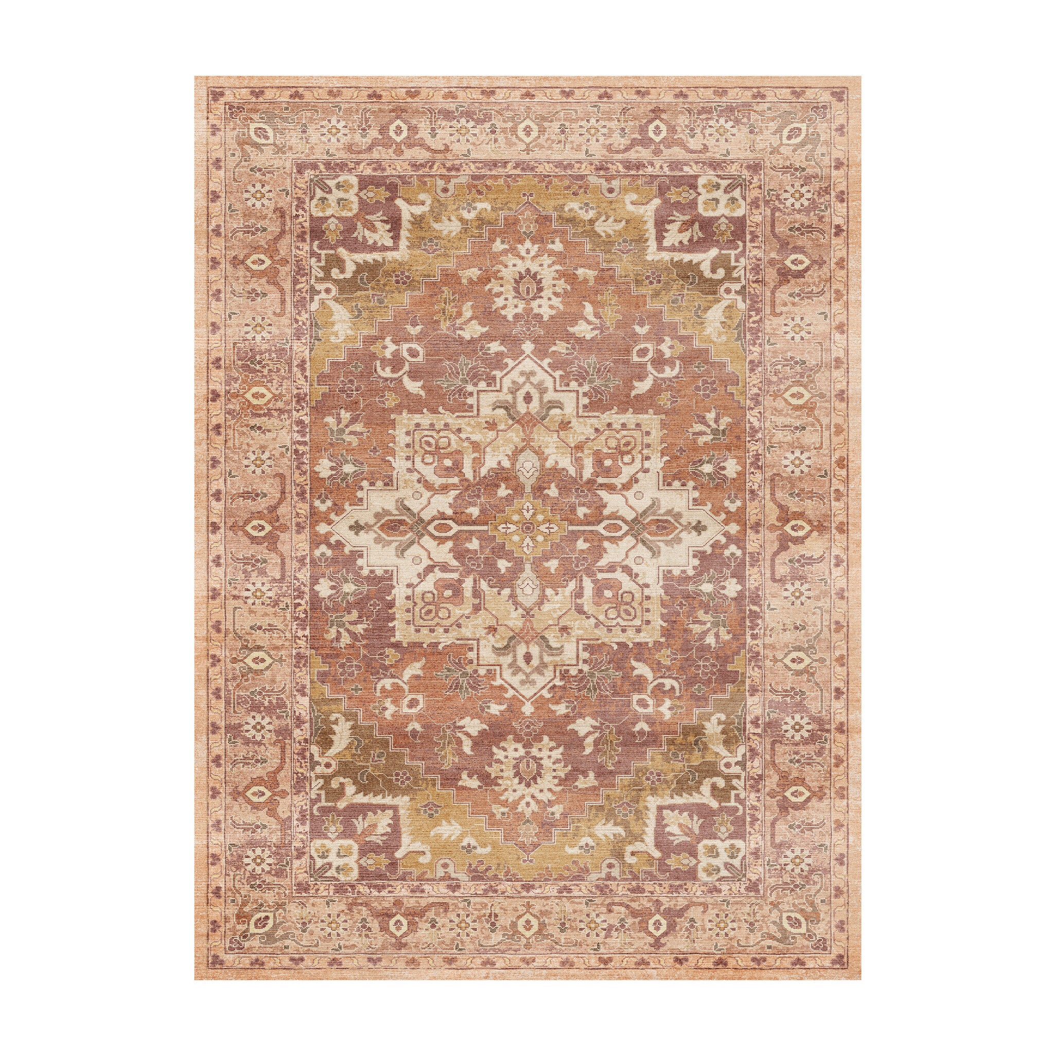 Dywan vintage - Sage Medallion Terakota