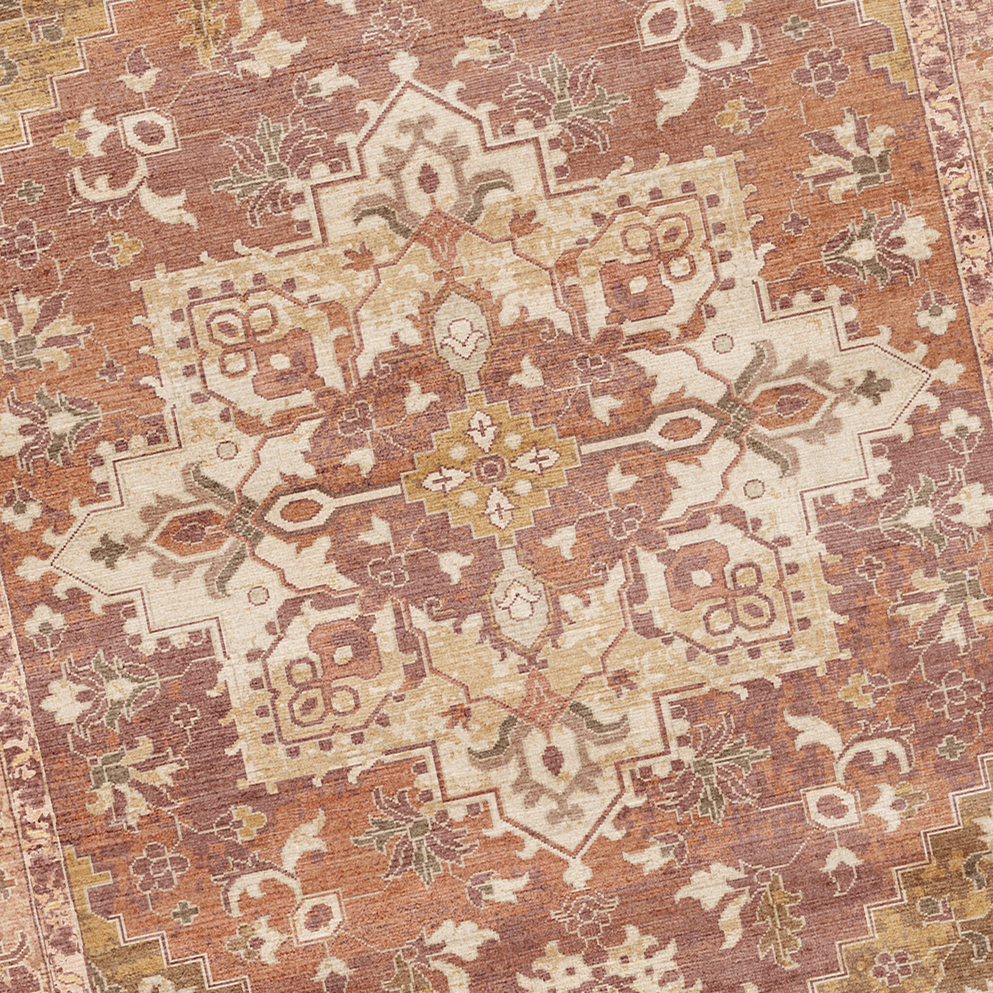 Dywan vintage - Sage Medallion Terakota