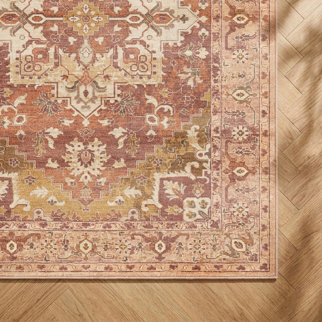 Dywan vintage - Sage Medallion Terakota