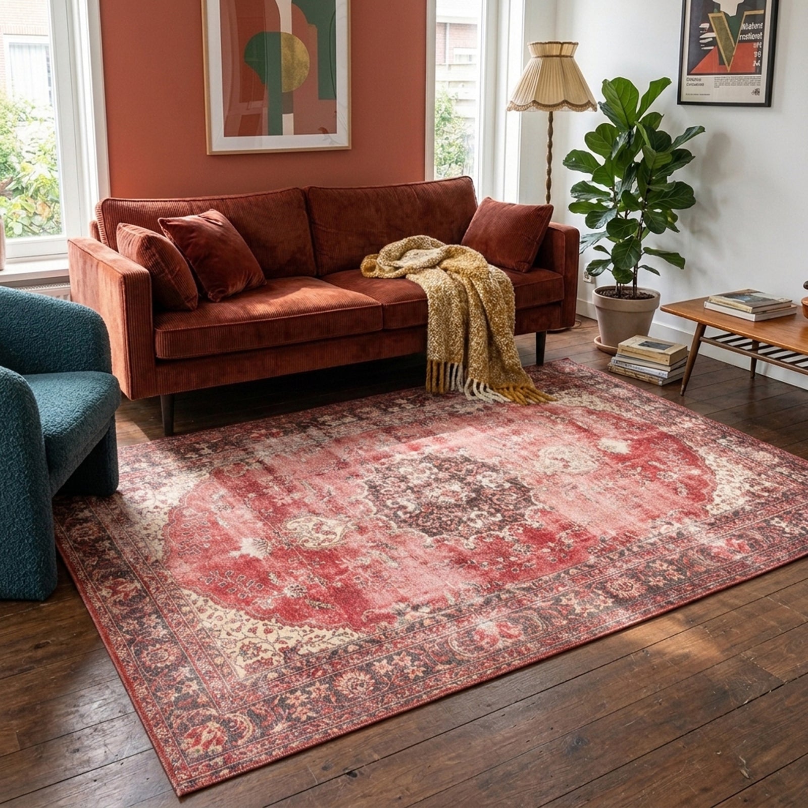 Dywan vintage - Estate Medalion Rustykalny