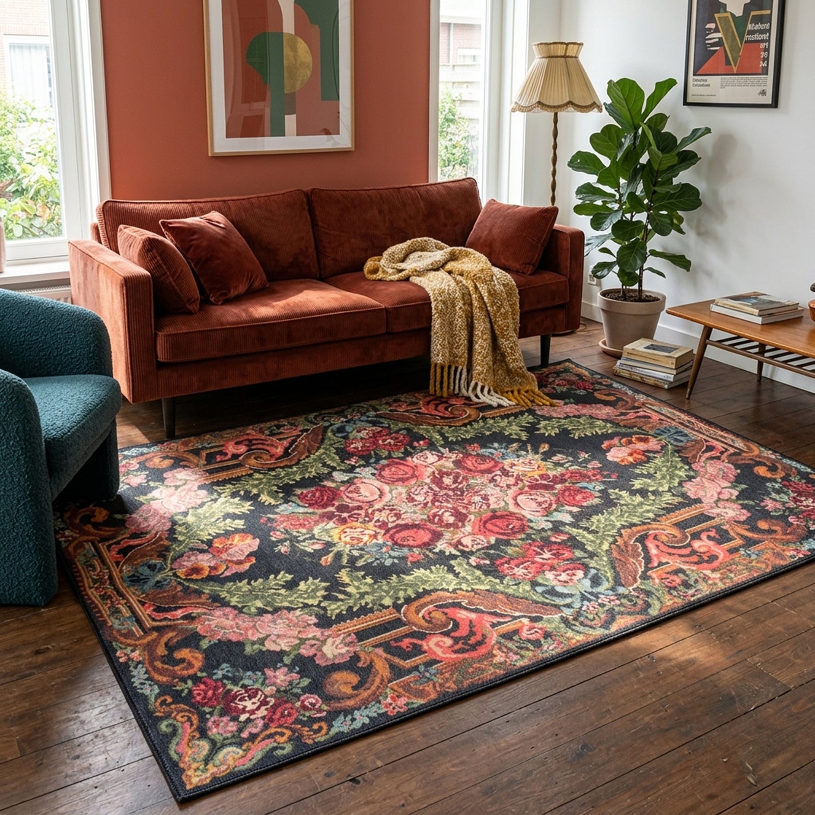 Rug - Estate Rose Kelim Gold