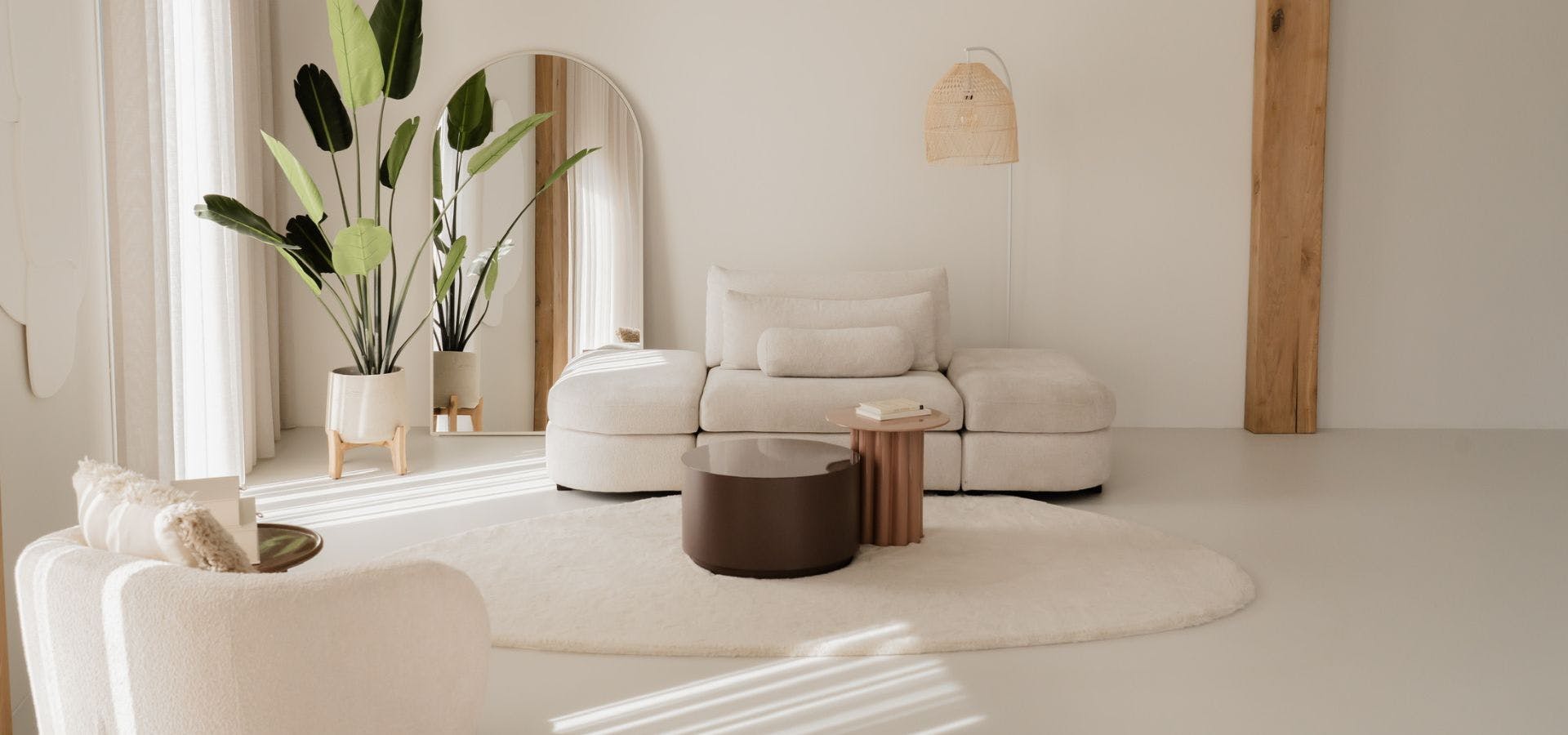 Japandi style living room