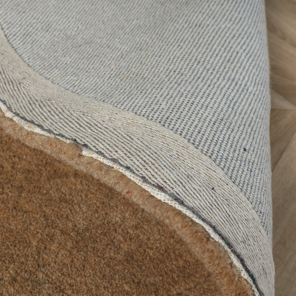 Wool rug - Isara Border Brown