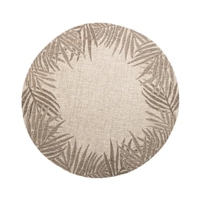 Dywan okrągły zewnętrzny - Tiga Edge Taupe - product