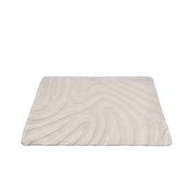 Dywanik łazienkowy - Cassie Shapes Taupe - product